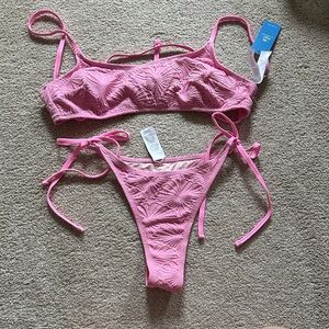 Pink CupShe bikini - size small NWT
